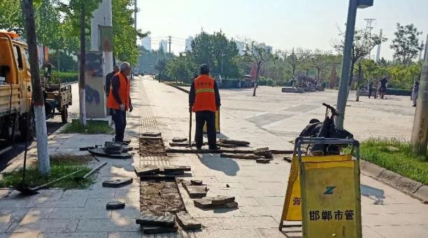 邯鄲市政工程管理處“多路并進(jìn)”全面提升園博會(huì)周邊市政設(shè)施面貌